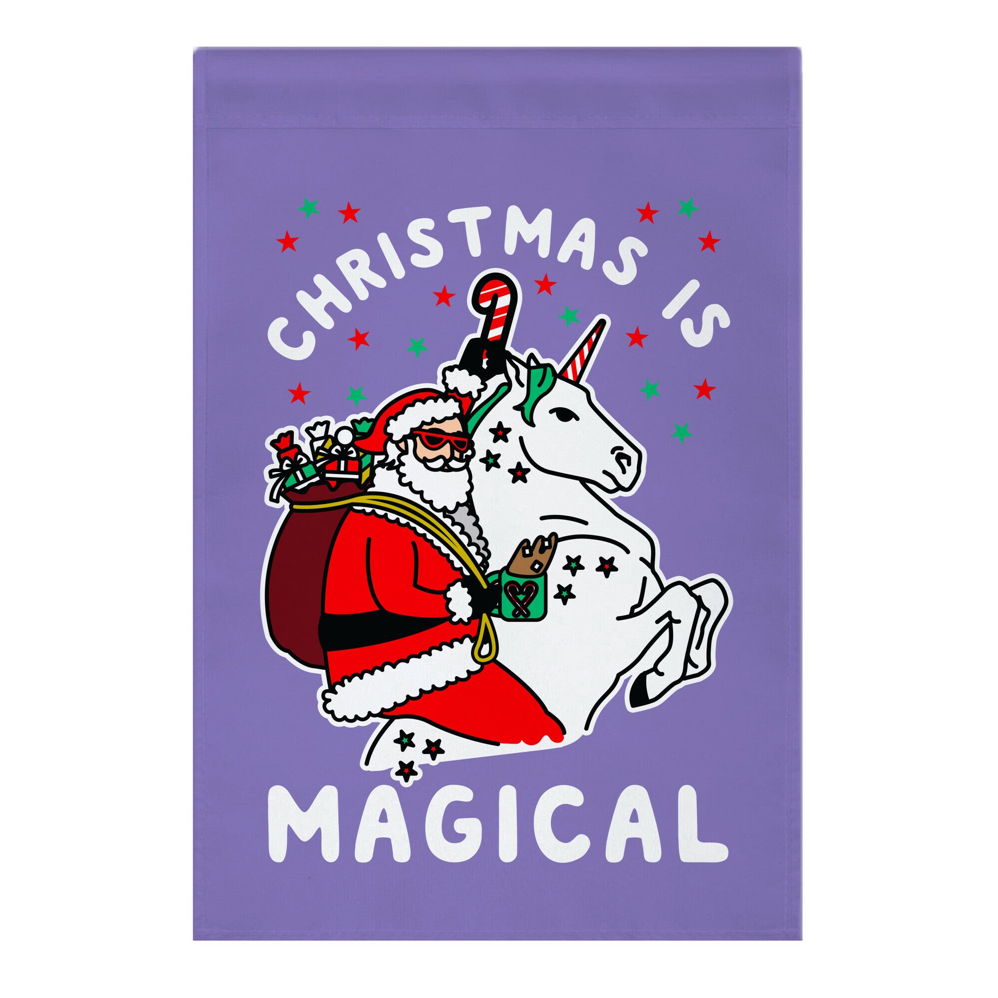 CHRISTMAS IS MAGICAL Garden Flag